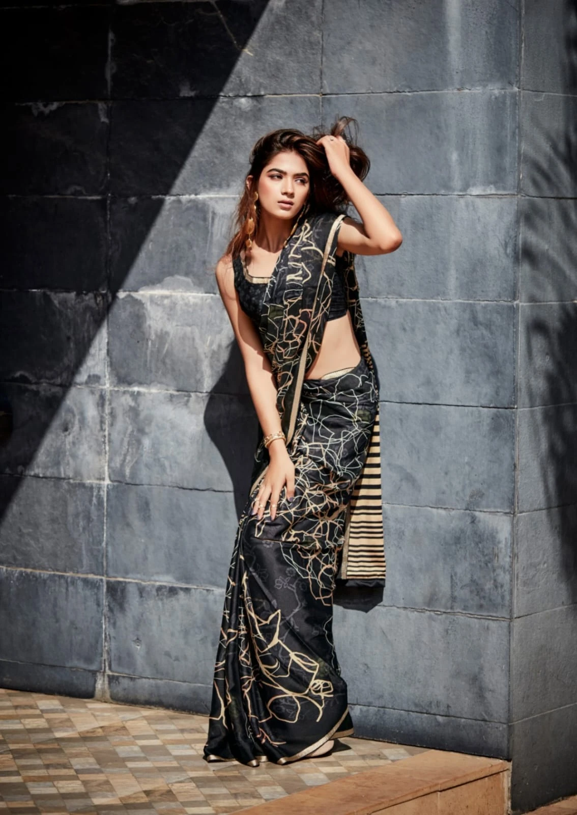 Kashvi Creation Valishka Vol 5 Fine Crape Wholesale Fancy Sarees Catalog — Wholesale Sarees, Kashvi Creation wholesale from Surat - Gallery Image 4